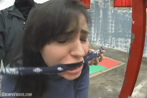 xsiteability.com - Charlotte Tied Chair Gag Strung Up 1 thumbnail